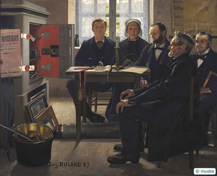 Les Héritiers | jean-Eugène BULAND 1887